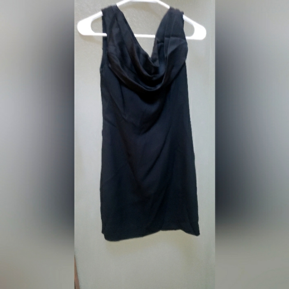 Warren Petites Women's Black Sleeveless Dress Petite Size